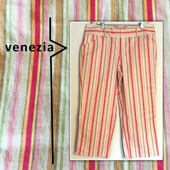 Pantalon Décontracté Venezia Taille 14 - Couleur Tan (beige), Coupe Régulière, Occasion Très Bon état